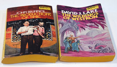 DAW Yellow Spine Lot of 17 SciFi 1st – Barrett-Tubb-Brunner-Bradley-Gordon-Vinge