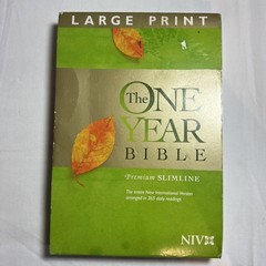 One Year Bible-Niv-Premium Slimline Large Print