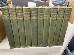 Lot of 10 The Works of Charles Dickens Vintage Hardcover Books – GOOD
