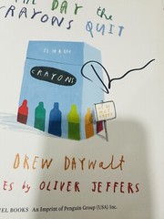 The Day the Crayons Quit Hardcover w/Dust Jacket Autographed by Oliver Jeffers