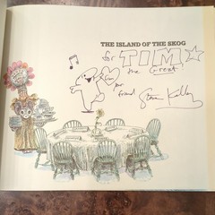 The Orchard Cat/The Island of the Skog Steven Kellogg – 2 Paperbacks, 1 *Signed*