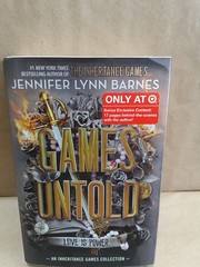 Jennifer Lynn Barnes – Games Untold Hardcover SEE DESCRIPTION