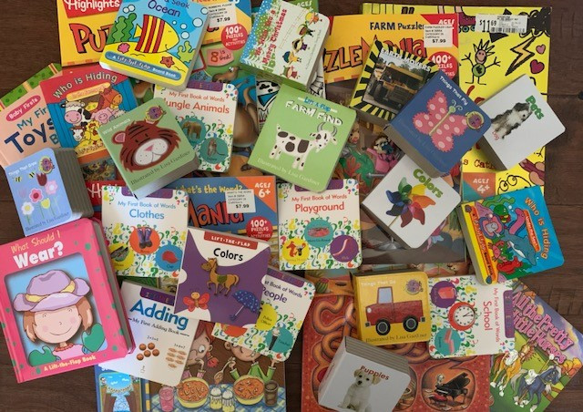 Lot of 10 LBS Children BOARD & Puzzle Books BABY TODDLER DAYCARE PRESCHOOL Kids
