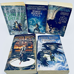 Green Rider Series Books #1-3, 5-6 by Kristen Britain Paperback Books Lot of 5