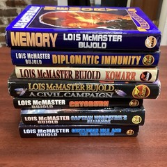 Lois McMaster Bujold Vorkosigan HC Lot 7 Memory Komarr Civil Campaign Baen
