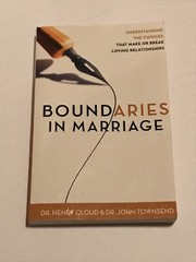 Boundaries in Marriage