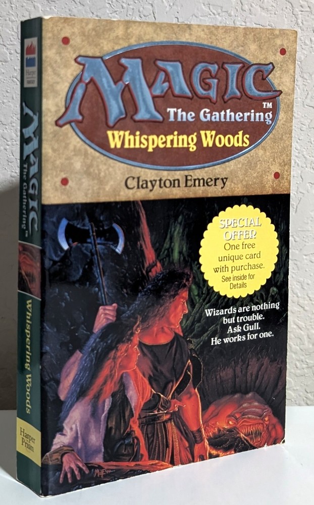 MAGIC The Gathering = Clayton Emery = WHISPERING WOODS = vintage 1995 pb 1st/1st