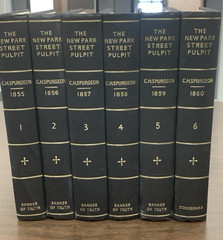 The New Park Street Pulpit a 6 Vol. Set by Charles H. Spurgeon 1856