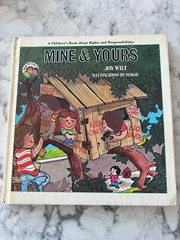Vintage Ready Set Grow Kids Childrens Books Joy Wilt mine & Yours Managing Time