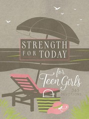 STRENGTH FOR TODAY FOR TEEN GIRLS * 365 Devotions * Zip around closure * NEW
