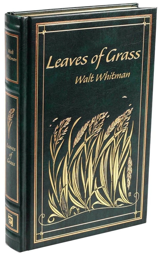 LEAVES OF GRASS Walt Whitman Leather Bound Hardcover Collectible Classics *NEW*
