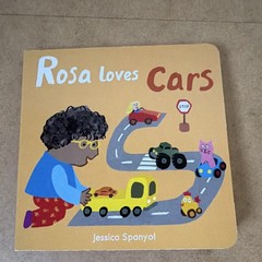 Child’s Play Rosa Loves Cars by Jessica Spanyol Board Book Toys Cars Imagination