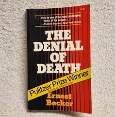 Denial of Death by Ernest Becker 1975 Paperback Pulitzer Prize Free Press
