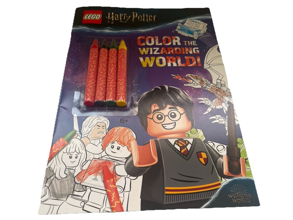 LEGO Harry Potter: Color the Wizarding World Coloring Book. 48 Pages.