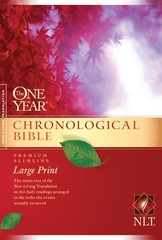 The One Year Chronological Bible NLT, Large Print Thinline Edition (Softcove…