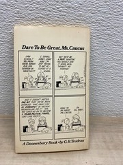 Vtg 1976 Dare To Be Great Ms. Caucus A Doonesbury Book By G.B. Trudeau