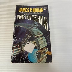 Voyage from Yesteryear Science Fiction Paperback Book by James P. Hogan 1982