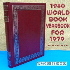 World Book 1980 Yearbook – Events of 1979 Hardcover 608 Pages – Good Condition