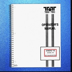 TEN TEC Omni 6 Model 563 HF Transceiver Operators Manual , FOLDOUTS