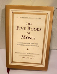 Schocken Bible Volume 1 Five Books of Moses By Evertt Fox HC DJ Gold Gilded