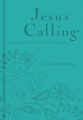 Jesus Calling, Teal Leathersoft, with S- 9780529100771, imitation leather, Young