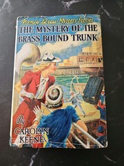 Nancy Drew #17 The Mystery of The Brass Bound Trunk 1940 Carolyn Keene DJ / Vtg