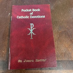 Pocket Book of Catholic Devotions Saint Joseph Edition Soft Cover
