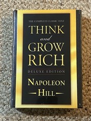 THINK AND GROW RICH by Napoleon Hill Vegan Leather Bound Deluxe Edition SEALED
