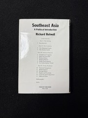 Southeast Asia Political Intro Richard Butwell 1975 Advance Reading Copy HC