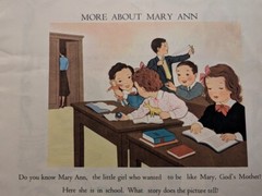 Vintage Catholic Children’s Treasure Box No. 10 1958 More About Mary Ann