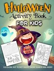 Halloween Activity Book for Kids Ag…, Slayer, Activit