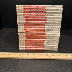 c1980s Choose Your Own Adventure Book Lot Of 20 Batam Book Original Series -CYOA