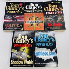 Lot of 23 Tom Clancy Paperbacks Splinter Cell, Op-Center, Power Plays, Net Force