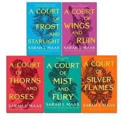 Sarah J. Maas 5 Books Collection Set A Court of Thorns and Roses Series…….