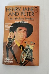 Henry, Jane and Peter – The Fabulous Fondas by Jack Stewart 1976 vintage pbk VG