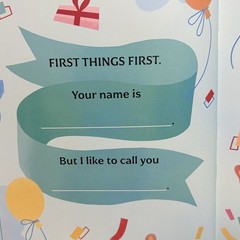 A Book About Dad With Words and Pictures Stickers Father’s Day Gift NEW