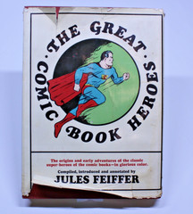 The Great Comic Book Heroes Jules Feiffer Hardcover Bonanza Superman Batman DJ