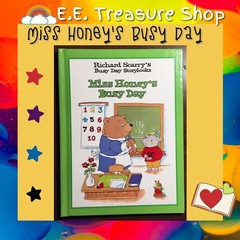 Richard Scarry Books, Set of 8, Vintage 1997, New Condition, Busy Day Storybooks