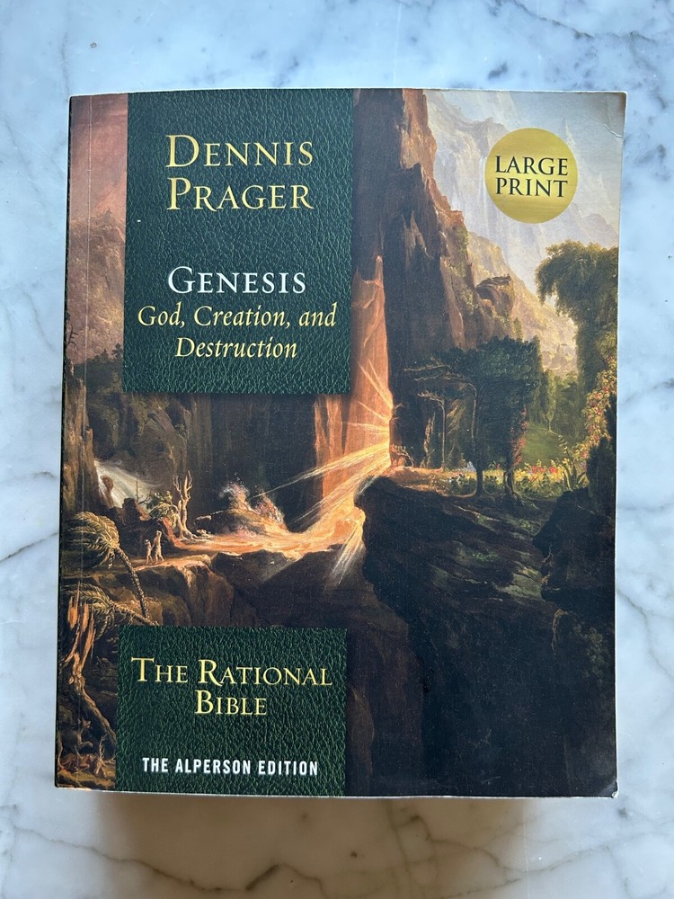 The Rational Bible: Genesis (Large Print) The Alperson Edition Dennis Prager PB