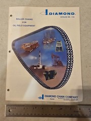 1982 Diamond Roller Chains for Oil Field Equip Catalog No 1133 – FREE SHIPPING