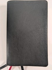 Thomas Nelson NKJV Single Column Reference Bible Goatskin Leather Rebind Repair