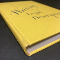 Vintage 1976 | Writing Legal Descriptions | By Gurdon Wattles
