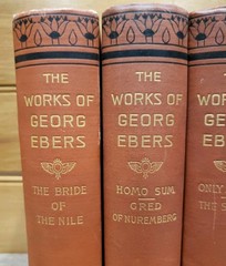 The Historical Romances of Georg Ebers Lot Of 5 From Late 1800s HC