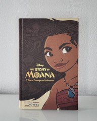 The Story of Moana: A Tale of Courage & Adventure NEW Hardcover Book w/ Tattoos