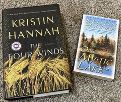 Lot of 2 Kristin Hannah Hardcover Book Set Four Winds On Mystic Lake