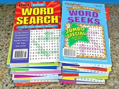 Lot of 10 Penny Press Dell Word Seek Search Puzzle Books