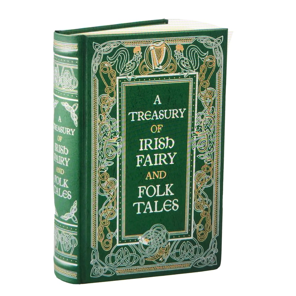 ❤️A TREASURY of IRISH FAIRY and FOLK TALES Leather Bound Collectible Edition NEW