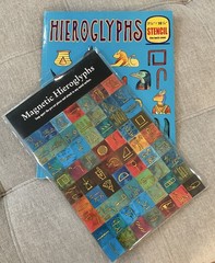 Grosset & Dunlap Hieroglyphs Stencil Activity Book Illustrated Ages 4-8 PB