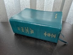 LDS Quad Scriptures Teal 7-1/2 X 5-1/2” 1979 Good Condition Bible Book Mormon
