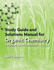 Study Guide and Solutions Manual for Organic Chemistry Paperback